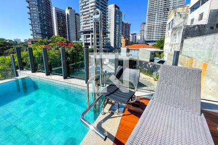 Área comum - Piscina de kitnet/studio para alugar com 1 quarto, 28m² em Sumaré, São Paulo