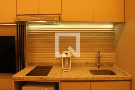 Cozinha de apartamento para alugar com 1 quarto, 41m² em Perdizes, São Paulo