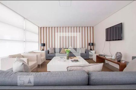 Área comum - Salão de festas de apartamento para alugar com 1 quarto, 64m² em Vila Olímpia, São Paulo