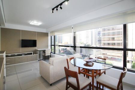 Sala de apartamento para alugar com 1 quarto, 64m² em Vila Olímpia, São Paulo