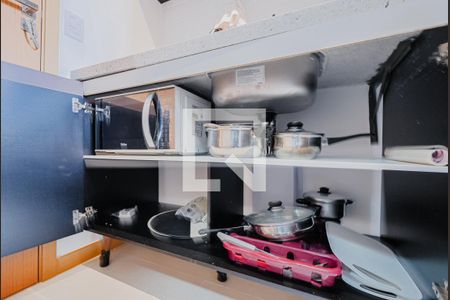 Cozinha de kitnet/studio para alugar com 1 quarto, 15m² em Amaralina, Salvador