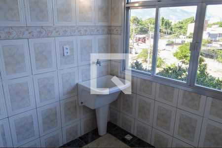 Área de Serviço de apartamento à venda com 1 quarto, 32m² em Taquara, Rio de Janeiro