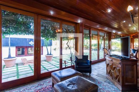 Varanda da Sala de casa à venda com 4 quartos, 735m² em Jardim Guedala, São Paulo