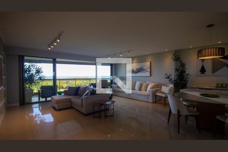Sala de apartamento à venda com 4 quartos, 262m² em Barra da Tijuca, Rio de Janeiro