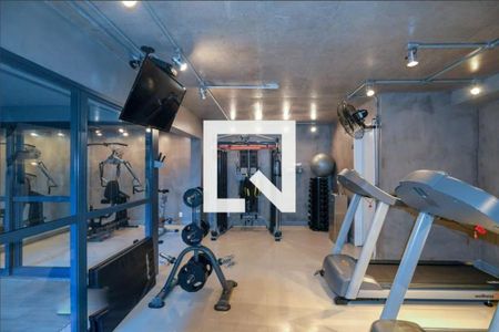 Área comum - Academia de kitnet/studio para alugar com 1 quarto, 46m² em Pompeia, São Paulo