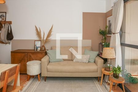 Sala e Cozinha de kitnet/studio para alugar com 1 quarto, 46m² em Pompeia, São Paulo