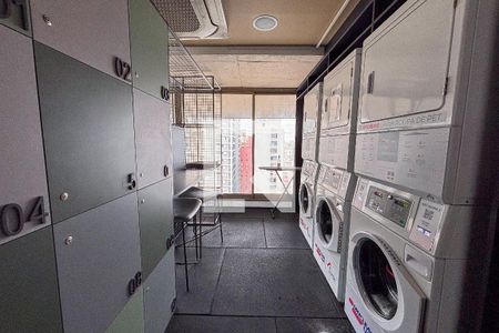 Área comum de kitnet/studio para alugar com 1 quarto, 22m² em Cerqueira César, São Paulo
