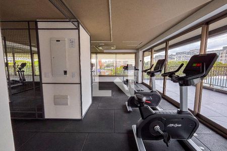 Área comum - Academia de kitnet/studio para alugar com 1 quarto, 22m² em Cerqueira César, São Paulo