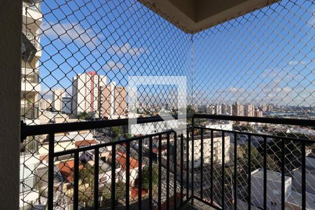 Varanda Gourmet de apartamento à venda com 2 quartos, 67m² em Vila Valparaíso, Santo André