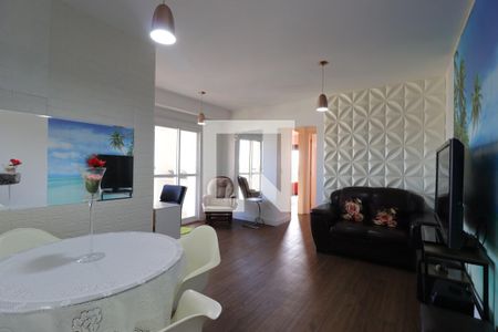 Sala de apartamento à venda com 2 quartos, 67m² em Vila Valparaíso, Santo André