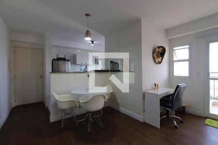 Sala de apartamento à venda com 2 quartos, 67m² em Vila Valparaíso, Santo André