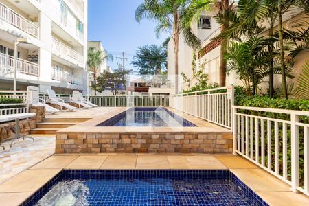 Área comum -Piscina de apartamento para alugar com 1 quarto, 34m² em Belém, São Paulo