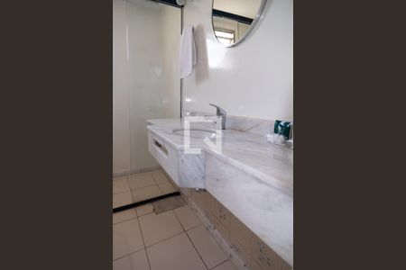 Banheiro Quarto Suíte de apartamento à venda com 1 quarto, 43m² em Jardim Paulista, São Paulo