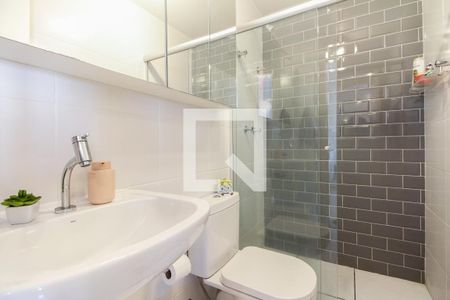 Banheiro  de kitnet/studio à venda com 1 quarto, 27m² em Tatuapé, São Paulo