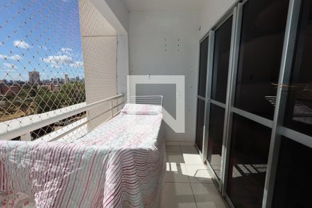 Varanda da Sala de apartamento para alugar com 2 quartos, 57m² em Parque Amazonia, Goiânia