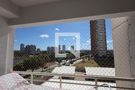Varanda da Sala de apartamento para alugar com 2 quartos, 57m² em Parque Amazonia, Goiânia