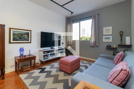 Sala de apartamento à venda com 2 quartos, 85m² em Santo Amaro, São Paulo