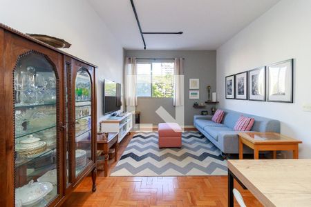Sala de apartamento à venda com 2 quartos, 85m² em Santo Amaro, São Paulo