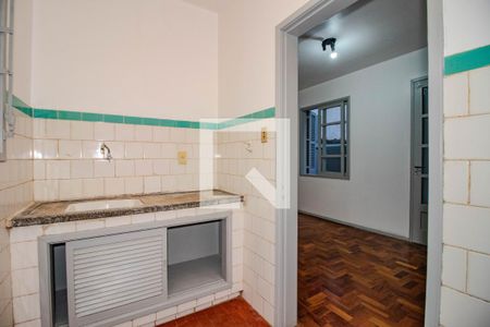 Cozinha de kitnet/studio à venda com 1 quarto, 25m² em Bom Fim, Porto Alegre