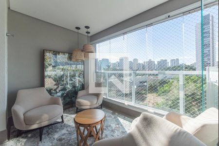 Varanda de apartamento para alugar com 2 quartos, 92m² em Brooklin, São Paulo