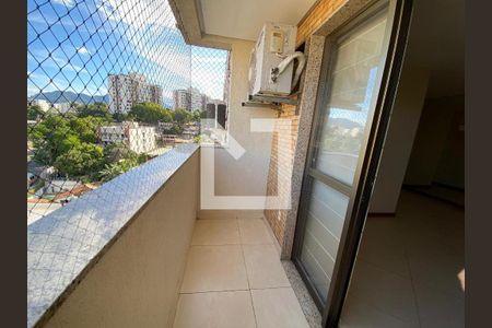 Varanda - Sala de apartamento à venda com 3 quartos, 120m² em Pechincha, Rio de Janeiro