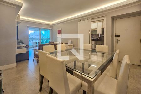 Sala de apartamento para alugar com 3 quartos, 130m² em Balneario Cidade Atlantica, Guarujá