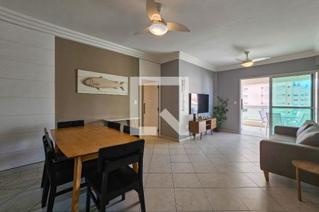 Sala de Jantar de apartamento para alugar com 3 quartos, 130m² em Balneario Cidade Atlantica, Guarujá