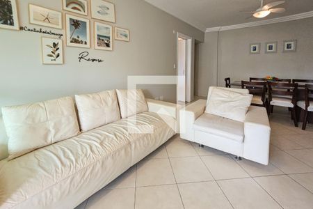 Sala de apartamento para alugar com 3 quartos, 130m² em Balneario Cidade Atlantica, Guarujá