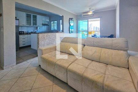 Sala de apartamento para alugar com 3 quartos, 130m² em Balneario Cidade Atlantica, Guarujá