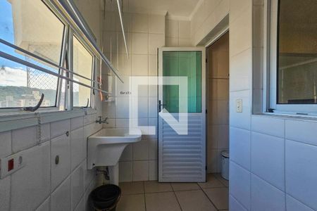 Área de serviço de apartamento para alugar com 3 quartos, 130m² em Balneario Cidade Atlantica, Guarujá
