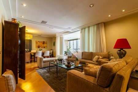 Sala de apartamento à venda com 3 quartos, 218m² em Brooklin, São Paulo