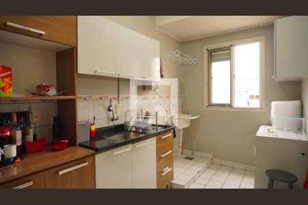 Cozinha de apartamento à venda com 1 quarto, 36m² em Farrapos, Porto Alegre