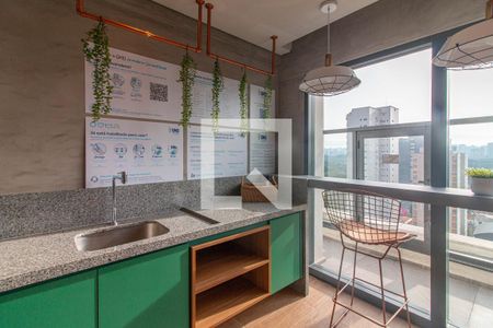 Área comum  de apartamento para alugar com 1 quarto, 35m² em Indianópolis, São Paulo