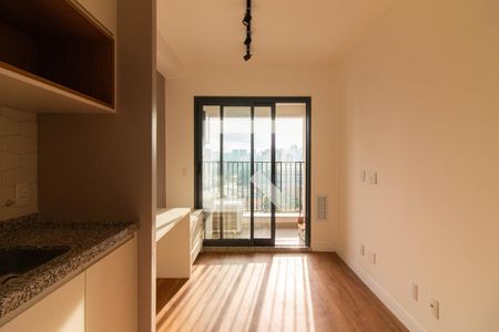 Sala de apartamento para alugar com 1 quarto, 35m² em Indianópolis, São Paulo