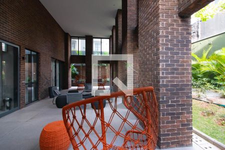 Área comum de apartamento para alugar com 1 quarto, 35m² em Indianópolis, São Paulo