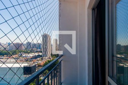 Varanda da Sala de apartamento para alugar com 2 quartos, 55m² em Jardim Independência, São Paulo