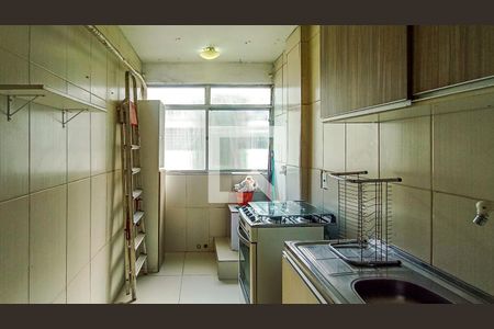 Cozinha de apartamento à venda com 2 quartos, 52m² em Cristal, Porto Alegre