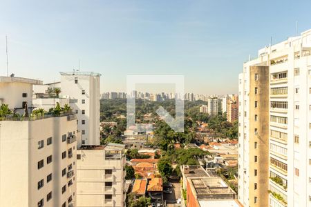 Sacada Vista  de apartamento à venda com 3 quartos, 140m² em Vila Nova Conceição, São Paulo