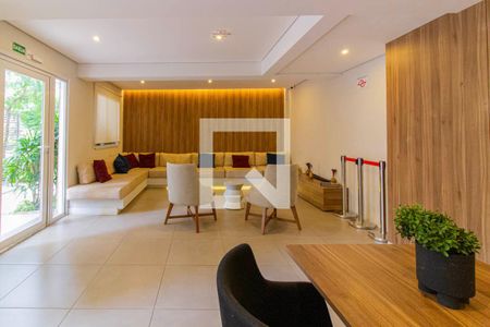 Área comum - Salão de festas de apartamento para alugar com 1 quarto, 30m² em Vila Romana, São Paulo