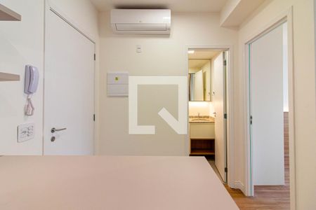 Sala/Cozinha de apartamento à venda com 1 quarto, 35m² em Indianópolis, São Paulo