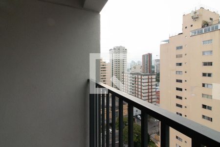 Sacada de apartamento à venda com 1 quarto, 35m² em Indianópolis, São Paulo