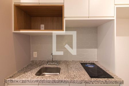 Sala/Cozinha de apartamento à venda com 1 quarto, 35m² em Indianópolis, São Paulo