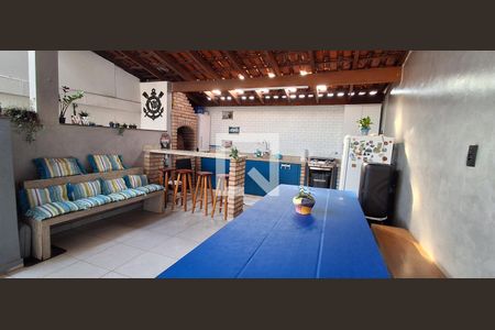 Área gourmet de casa à venda com 4 quartos, 225m² em Osvaldo Cruz, São Caetano do Sul