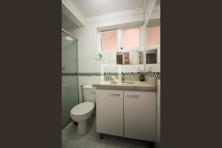 Banheiro do Quarto 1 de apartamento à venda com 3 quartos, 90m² em Menino Deus, Porto Alegre