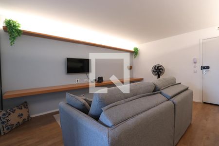 Sala de apartamento para alugar com 1 quarto, 104m² em República, São Paulo