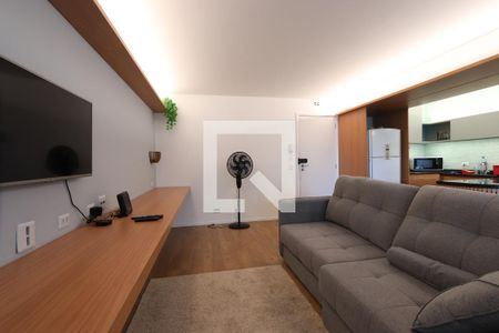 Sala de apartamento para alugar com 1 quarto, 104m² em República, São Paulo