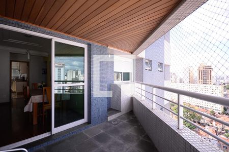 Varanda da Sala de apartamento à venda com 3 quartos, 125m² em Aclimação, São Paulo