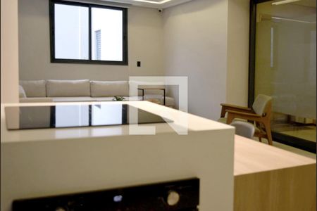 Área gourmet de kitnet/studio à venda com 1 quarto, 31m² em Paraíso, São Paulo