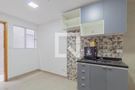 Cozinha de kitnet/studio para alugar com 1 quarto, 28m² em Vila Salete, São Paulo