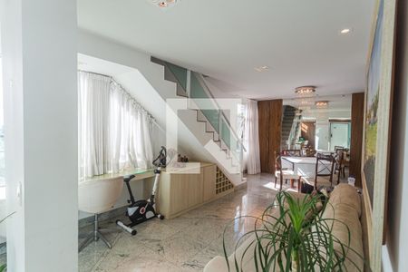 Sala 1 de apartamento à venda com 4 quartos, 283m² em Sion, Belo Horizonte